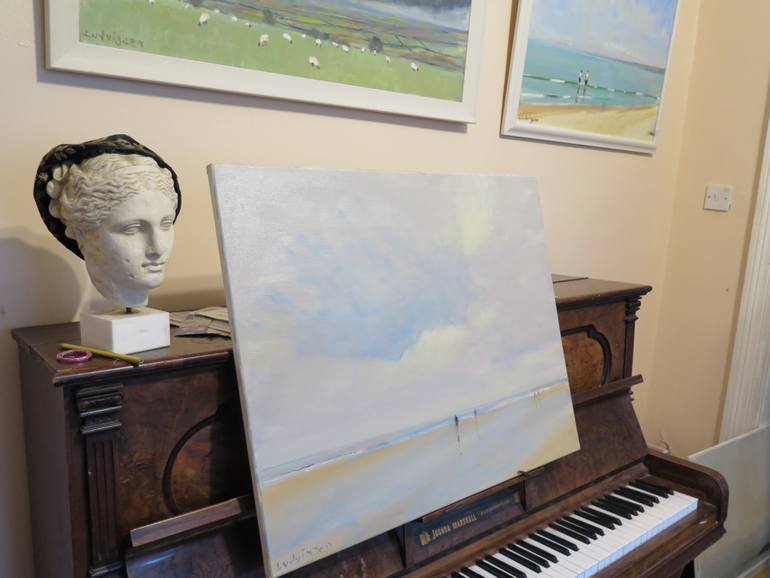 Original Expressionism Seascape Painting by Malcolm Ludvigsen