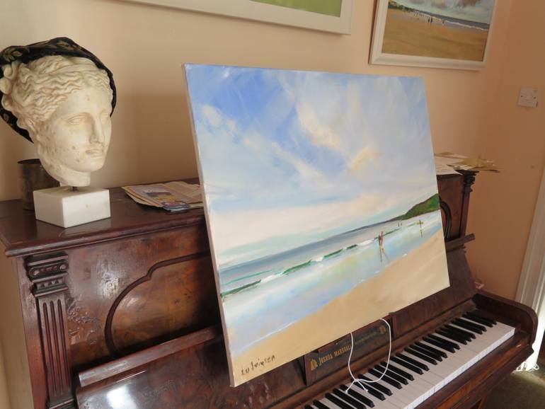 Original Figurative Seascape Painting by Malcolm Ludvigsen