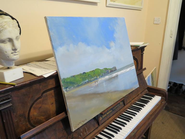 Original Figurative Seascape Painting by Malcolm Ludvigsen