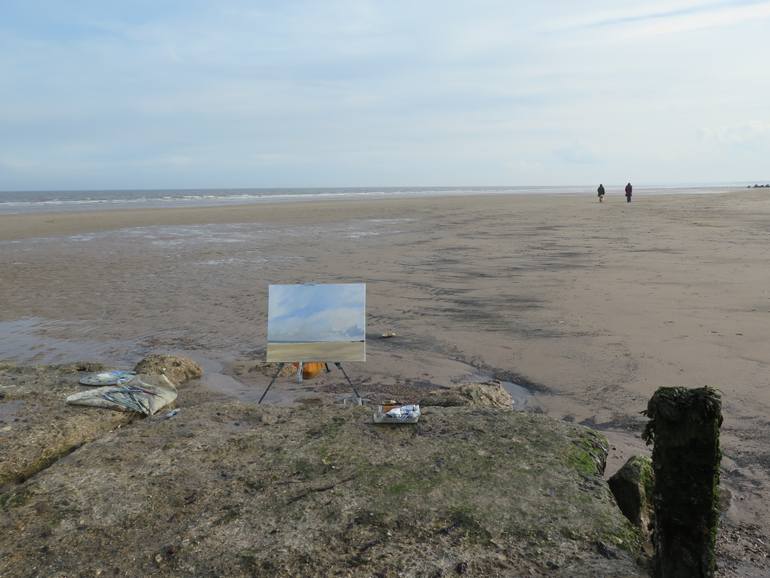 Original Figurative Seascape Painting by Malcolm Ludvigsen