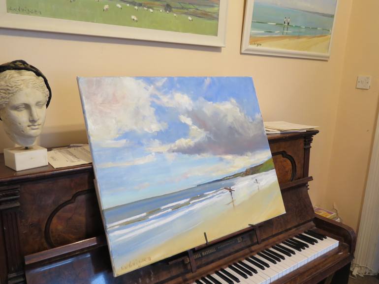 Original Figurative Seascape Painting by Malcolm Ludvigsen