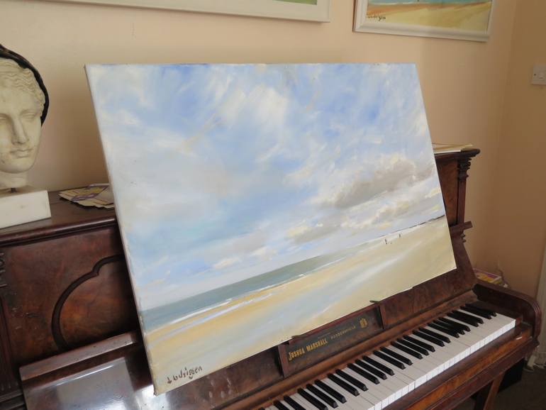 Original Figurative Seascape Painting by Malcolm Ludvigsen