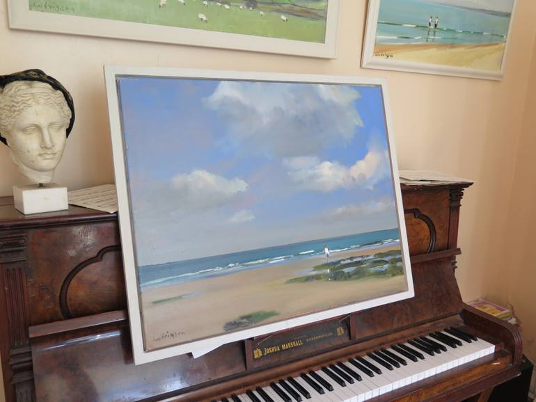 Original Figurative Seascape Painting by Malcolm Ludvigsen