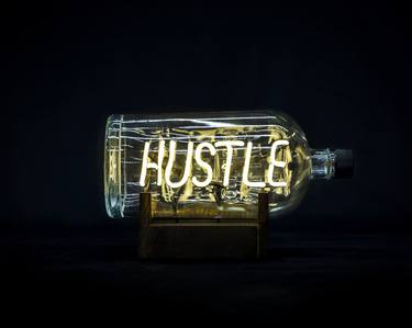 Hustle neon bottle thumb