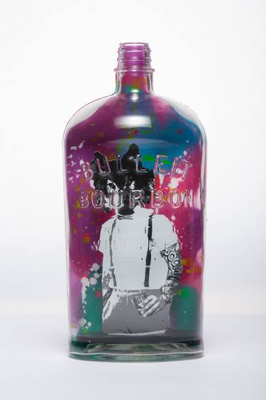 Original Pop Art Abstract Sculpture by Bulleit Frontier Whiskey