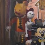 Miniature Ruppert and Mickey Mouse by Mihaela Mihalache