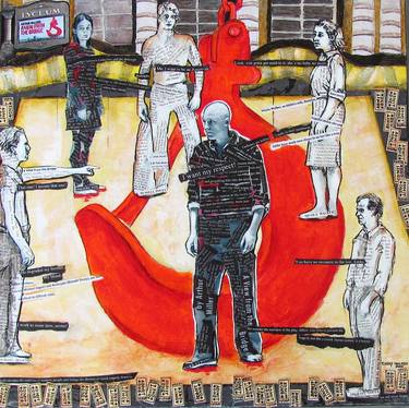 Original Figurative Culture Collage by Chery Holmes