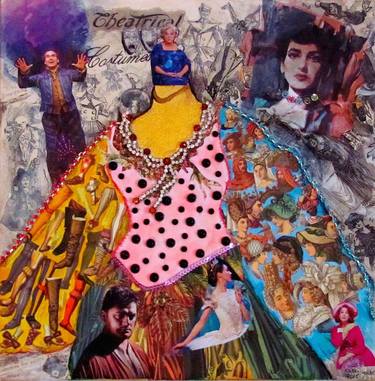 Original Figurative Fashion Collage by Chery Holmes