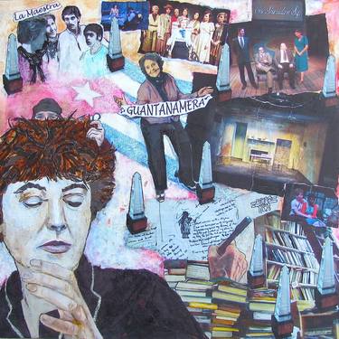 Original Figurative People Collage by Chery Holmes