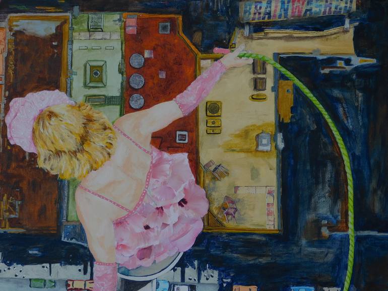 Original Figurative People Collage by Chery Holmes