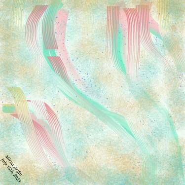 Original Abstract Expressionism Abstract Digital by Mirna Arifin