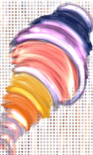 Original Abstract Expressionism Abstract Drawings by Mirna Arifin