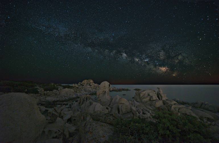Original Landscape Photography by Fabrizio Fadda Scimansky | Other Art on Paper | A night at the sea - Limited Edition of 10