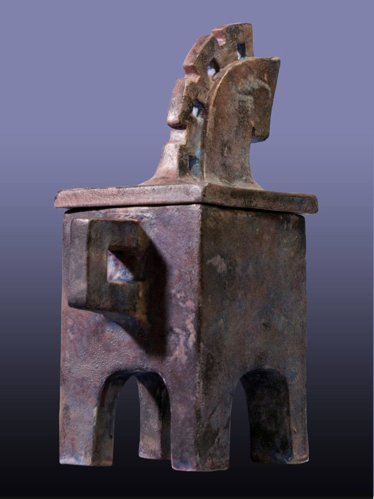 Original Cubism Animal Sculpture by Studio Vilkometria