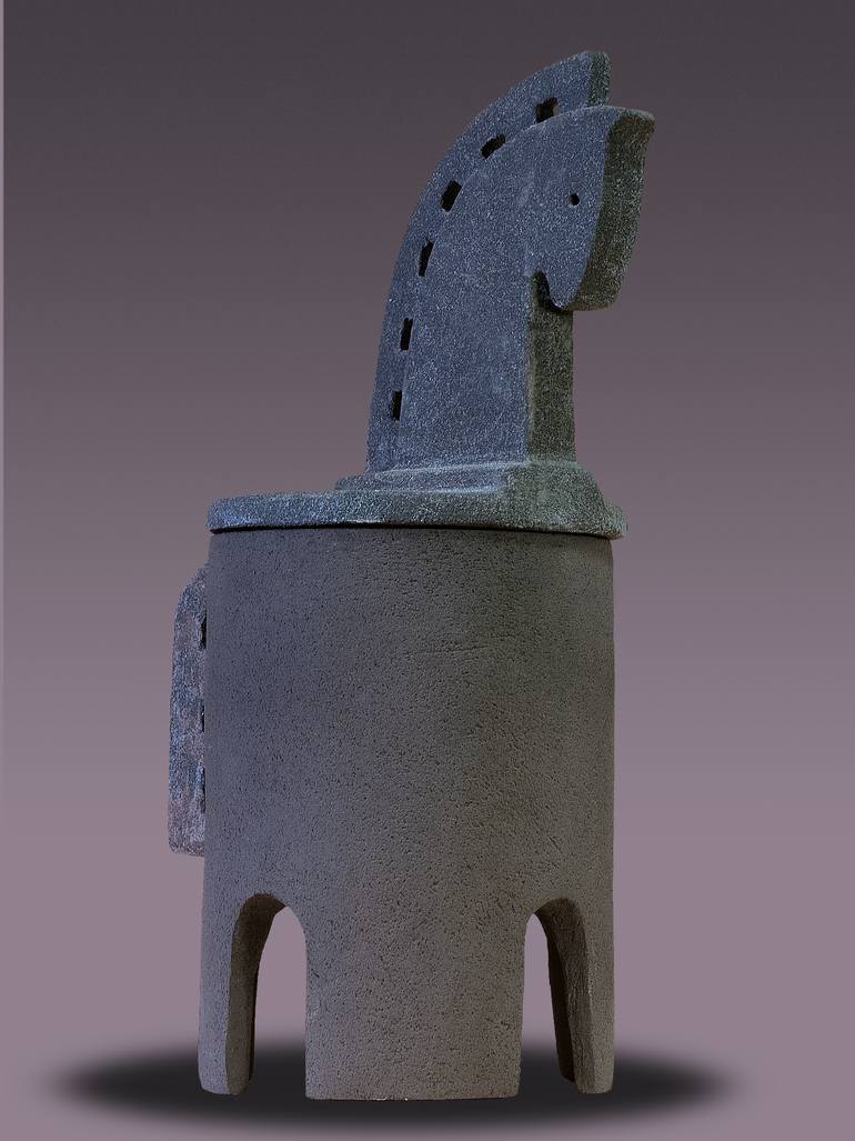 Original Cubism Animal Sculpture by Studio Vilkometria