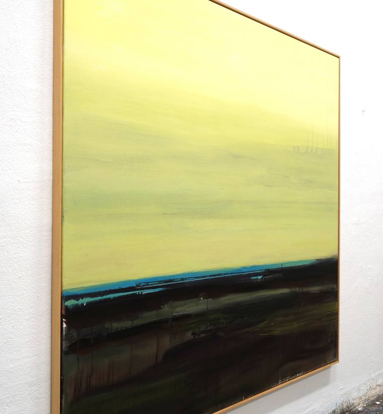 Original Abstract Landscape Painting by Helmuth Van Galen