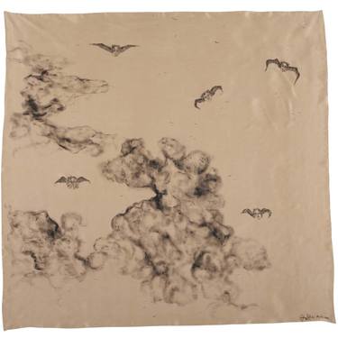'Clouds' on Natural Silk (1 of 10) thumb