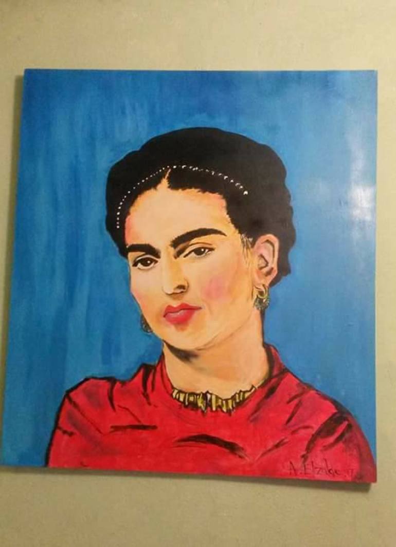 FRIDA KALHO Painting by Alejandro Artesplasticas Uruguay | Saatchi Art