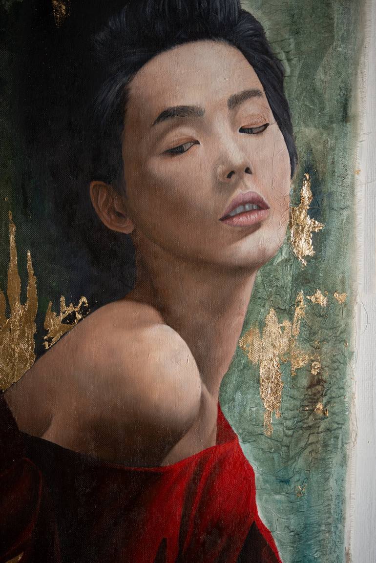 Original Conceptual Portrait Painting by Alfredo Furiati