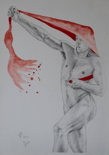 Original Nude Drawings by Alfredo Furiati