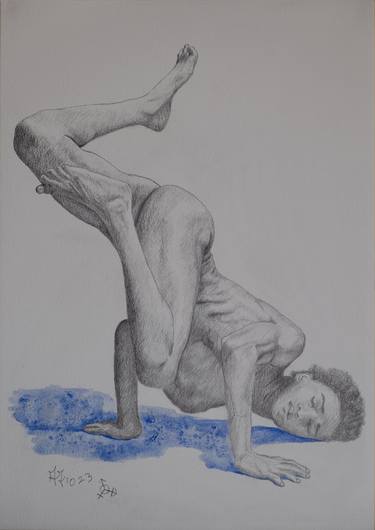 Original Figurative Men Drawings by Alfredo Furiati