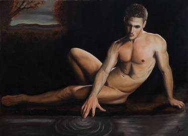 Original Figurative Classical mythology Paintings by Alfredo Furiati