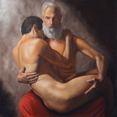 Original Figurative Family Paintings by Alfredo Furiati