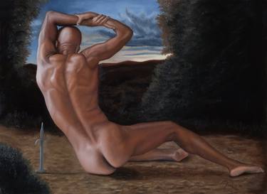 Original Classicism Nude Painting by Alfredo Furiati