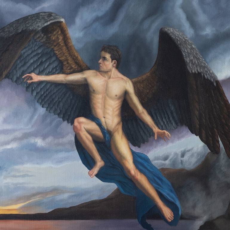Original Classicism Classical Mythology Painting by Alfredo Furiati