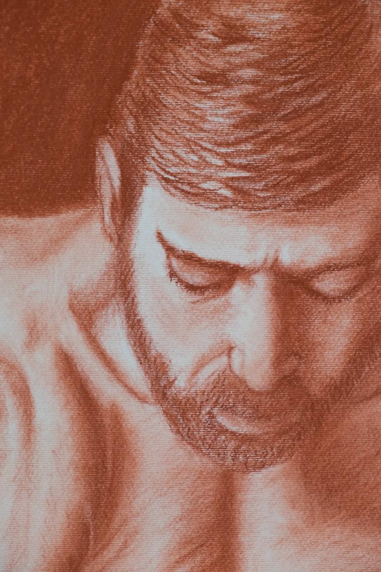 Original Figurative Nude Drawing by Alfredo Furiati