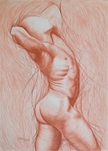 Original Nude Drawings by Alfredo Furiati