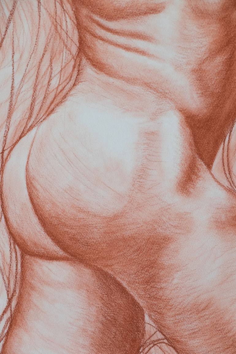 Original Nude Drawing by Alfredo Furiati