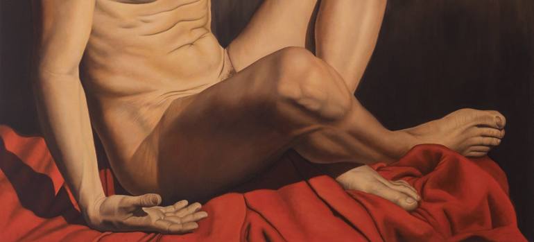 Original Figurative Nude Painting by Alfredo Furiati