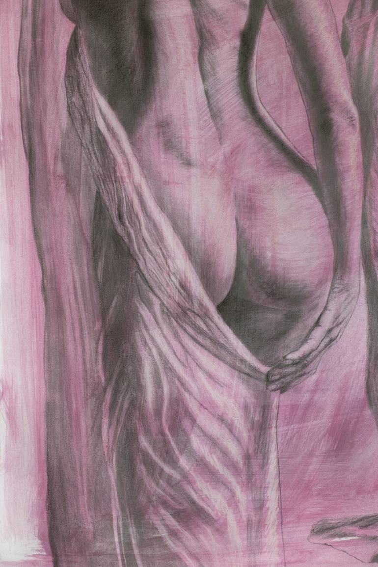 Original Figurative Nude Drawing by Alfredo Furiati