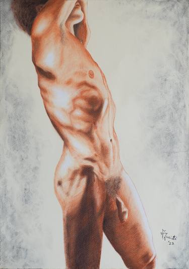 Original Nude Drawings by Alfredo Furiati