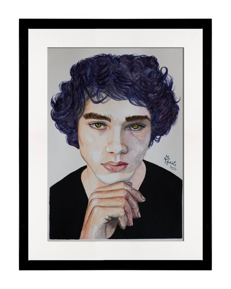 Original Expressionism People Drawing by Alfredo Furiati