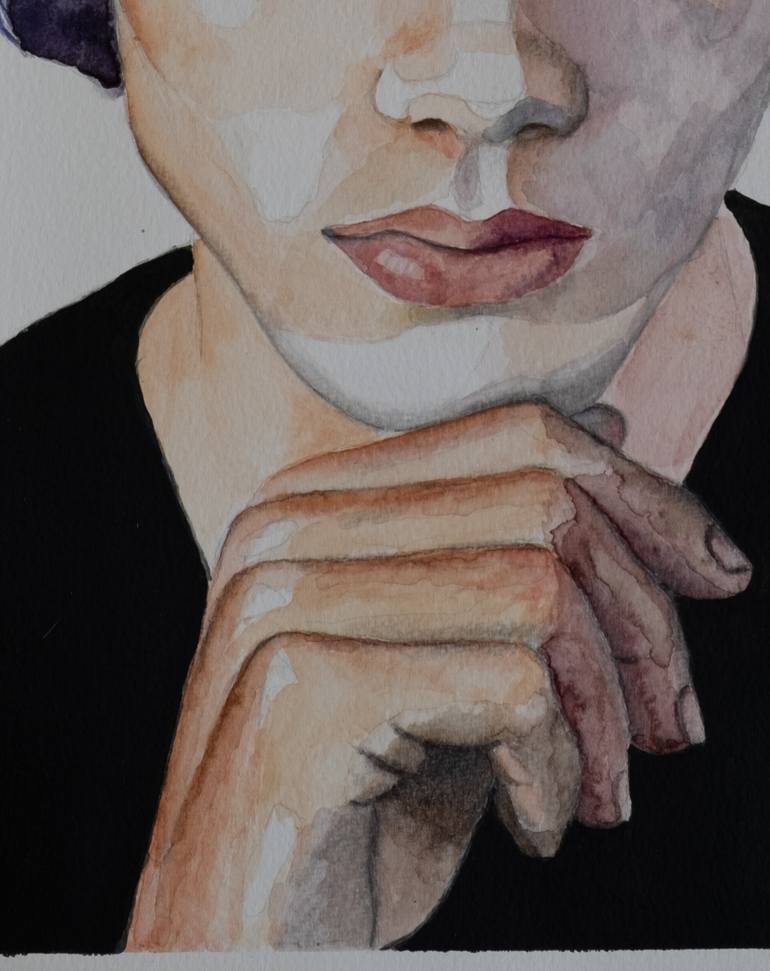 Original Expressionism People Drawing by Alfredo Furiati