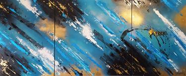 Original Abstract Expressionism Abstract Paintings by christos zografos