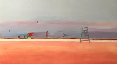 Original Beach Painting by Ana Alcaraz Montesinos