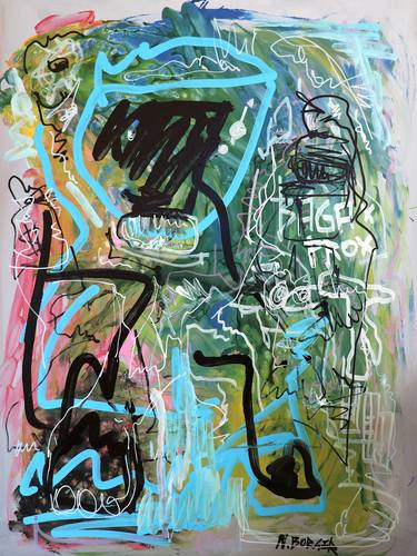 Print of Abstract Expressionism Graffiti Paintings by Noah Borger