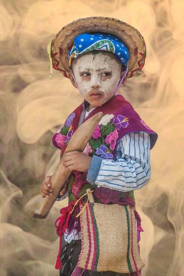 Mayan boy in traditional dress thumb