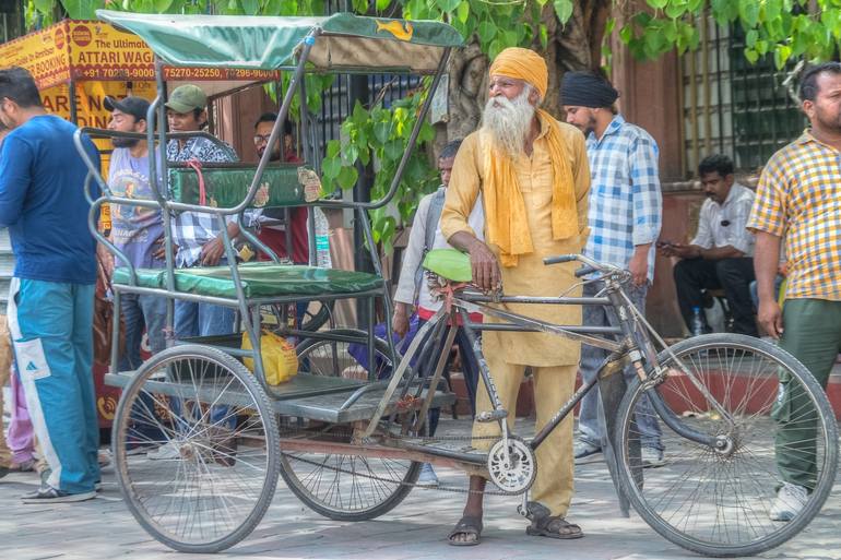 Chacho Riksha Riksha man Photography by Christopher William Adach | Saatchi Art