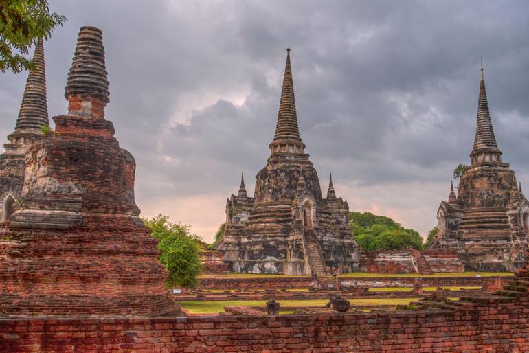 Ayutthaya ruins Photography by Christopher William Adach | Saatchi Art