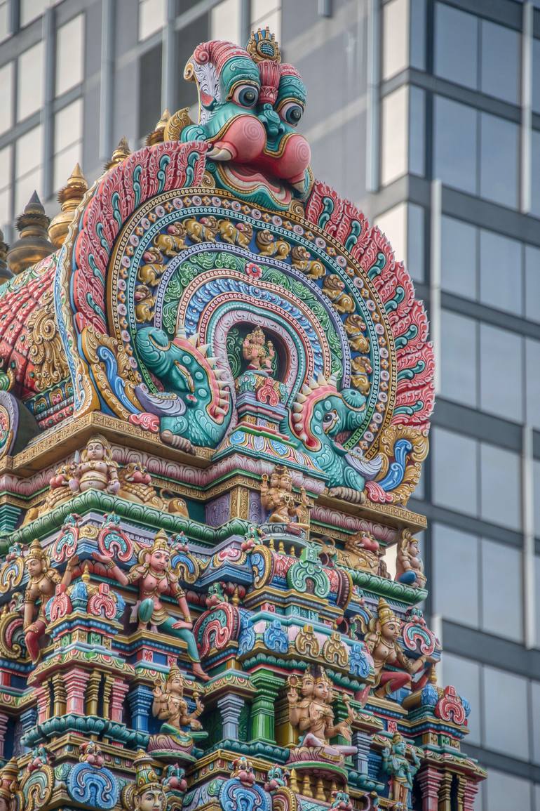 Original Architecture Photography by Christopher William Adach | Modernism Art on Paper | Bangkok old and new