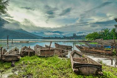 Lake Atitlan, fishing boats - Limited Edition 1 of 15 thumb