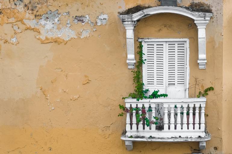 Colonial balcony - Limited Edition of 15 Original Photography by christopher william adach