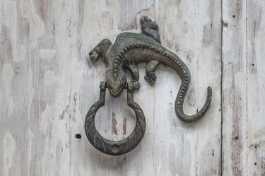 Iguana door knocker - Limited Edition of 15 thumb