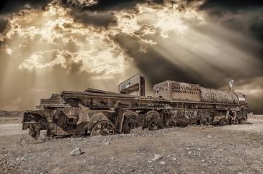Saatchi Art Artist Christopher William Adach; Photography, “Sunset train” #art