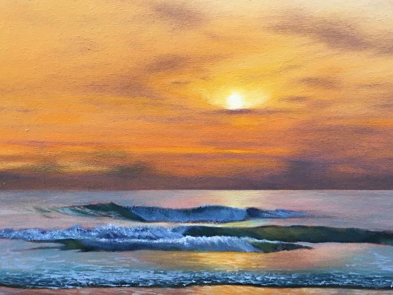 Original Fine Art Seascape Painting by Emma Davies