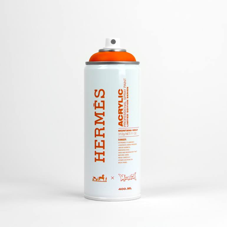 Brandalism Hermés Spray Paint Can - Print